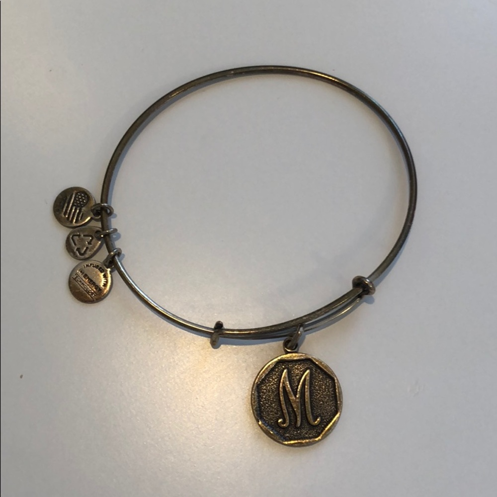 M Initial Alex and Ani Bracelet